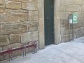 Uno de los cargadores para bicis eléctricas instalado en Cambados