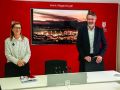 La edila de Facenda, Luz Abalo, y el alcalde, Alberto Varela, comparecieron en rueda de prensa