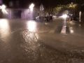 Emerxencias de Vilagarcía actuó en casi una decena de calles inundadas por las fuertes lluvias Inundaciones detectadas en la zona de Matosinhos, en Vilagarcía