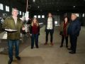 El presidente de la agrupación compareció con parte de su equipo en las naves de O Ramal