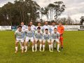 El once titular del CD Boiro en Barraña