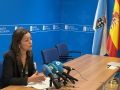 La conselleira do Mar, Marta Villaverde tras la reunión con el Ministerio
