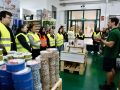 Visita a la planta de Reyvi, en Vilanoviña