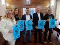 Un “bico” para celebrar la nueva edición de la Festa da Lingua el próximo 15 de mayo Presentación de la Festa da Lingua en Caldas
