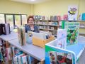 Cristina Vázquez en la Biblioteca Pública Municipal de Caldas Manuel Martínez Ferro