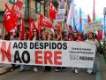 Manifestación contra o ERE en Cesures