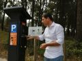 El alcalde, Luis Arosa, inauguró ayer la puesta en marcha de esta normativa
