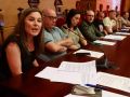 La portavoz popular, Sabela Fole, en una intervención en un Pleno