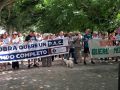 Los jardines Valle-Inclán acogieron una concentración para pedir mejoras sanitarias