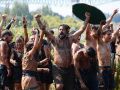Participantes en el Desembarko Vikingo el año pasado