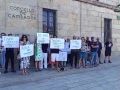 Familiares y amigos se concentran para pedir justicia para Jonathan: "A mi hijo le dispararon y lo dejaron morir" Concentración para pedir justicia para Jonathan, el cambadés fallecido por el disparo de un policía