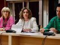 El grupo municipal del PP en una sesión plenaria en Cuntis