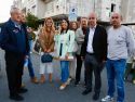 El Partido Popular y el PBBI momentos antes del Pleno ordinario y tras anunciar su moción de censura