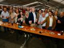 La inauguración contó con autoridades en la carpa de O Corgo