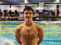 El vilagarciano Yago Vicente durante el Campeonato Gallego en Frigsa, en Lugo