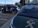 Agentes de la Guardia Civil y la Policía Local de Sanxenxo