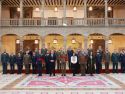 El acto de recepción con el Rey Felipe VI