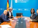La conselleira, reunida con el regidor y el teniente de alcalde