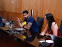 El líder de la oposición, Matías González, en un Pleno