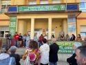 Protesta CEIP O Grupo de Ribeira