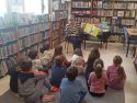Un anterior espectáculo infantil en la biblioteca de Sanxenxo