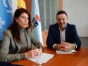 El alcalde de Cuntis reunido con la Consellería de Vivenda