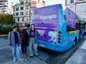 La campaña podrá verse, entre otros puntos, en los autobuses urbanos