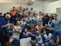 Los jugadores dedicaron la victoria a Aguado, que acaba de ser padre