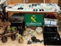 Objetos recuperados por la Guardia Civil en la operación Zaguanes