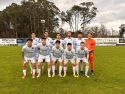 El once titular del CD Boiro en Barraña