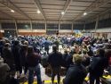 Un gran número de viticultores se reunieron el lunes en el polideportivo de Castrelo