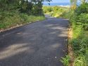 Caminos del rural asfaltados en O Grove