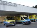 La mujer, en avanzado estado de gestación, fue evacuada en una ambulancia del 061 al Hospital do Barbanza para realizar las comprobaciones oportunas