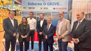 Algunas visitas institucionales en el stand de Aprometur en Xantar