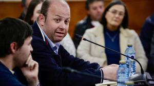Manuel Fariña durante una sesión plenaria
