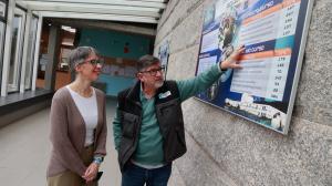 La visita hoy de la directora de Desenvolvemento Pesqueiro