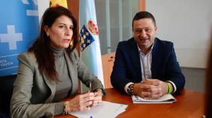 El alcalde de Cuntis reunido con la Consellería de Vivenda