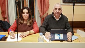 Los representantes del BNG durante un Pleno