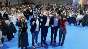 Luis López, Alfonso Rueda, Telmo Martín y María Martínez Allegue