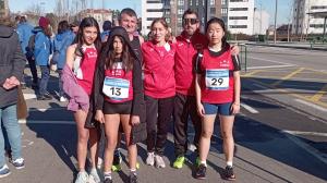 Los deportistas del Cuntis en Ames