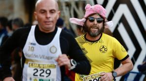 El Atletismo Cambados durante la San Silvestre cambadesa