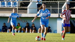 El Atlético Villalonga en un partido en San Pedro