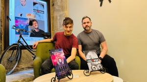 Nacho Hevia y Roger Fariñas en Caldas de Reis