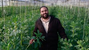 El invernadero de Aitor Jamardo en el que ha desarrollado gran parte de su laureado proyecto ‘Cultivo Gallego’