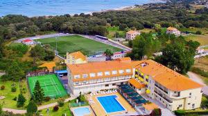 Vista aérea del nuevo complejo hotelero en O Grove
