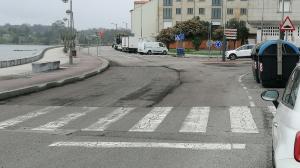 La empresa adjudicataria realizó parcheos en el tramo afectado