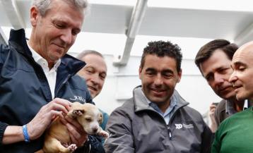 Una visita del presidente de la Diputación, Luis López, y de la Xunta, Alfonso Rueda, a las instalaciones