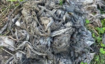 Residuos y materiales no biodegradables recogidos en Valga