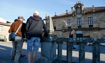 Fachada del Pazo de Montesacro, en una imagen de archivo