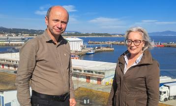 Vicente Mariño y Herminia Pouso, exconcejales del gobierno tripartido y miembros del PBBI